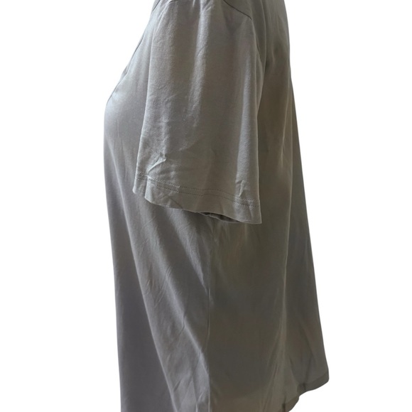 Burberry Light Gray Short Sleeve Tee - Picture 3 of 8